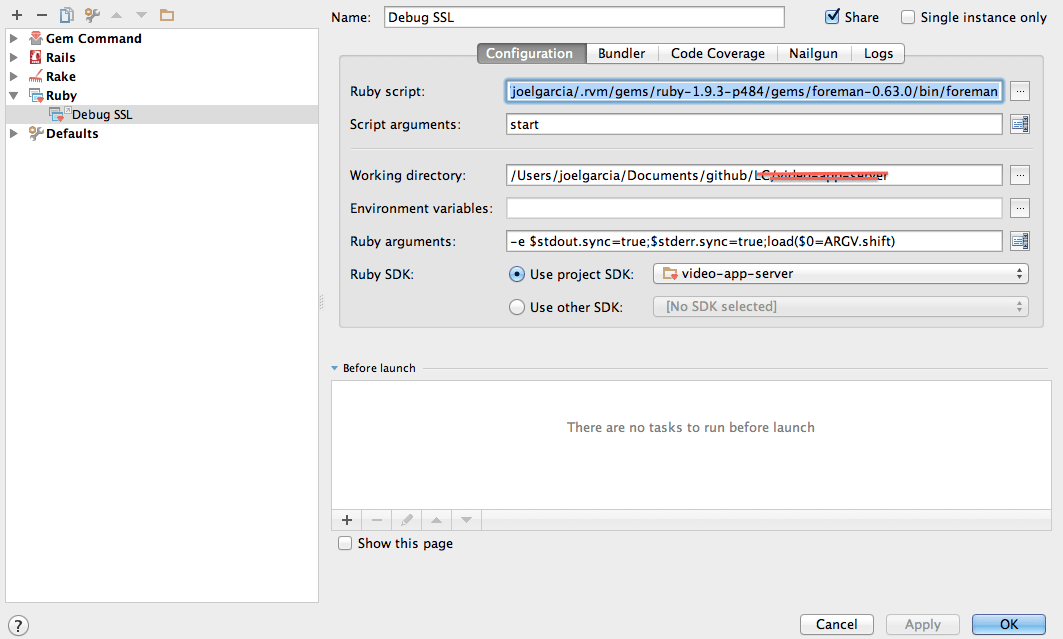 rubymine format code