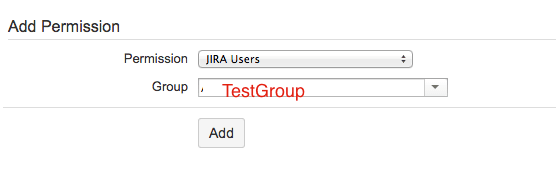 Add Group to Permission JIRA Users