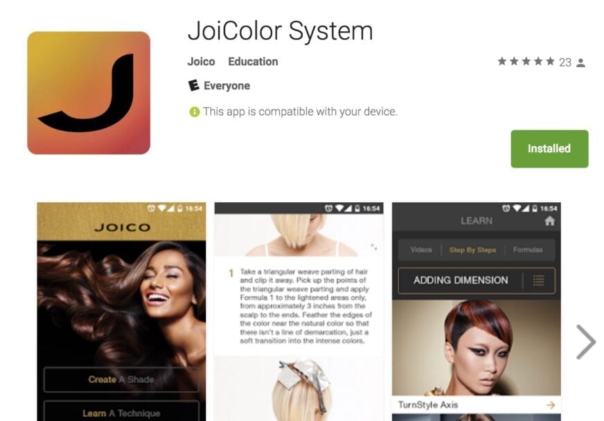 JoiColor System App in Google Play