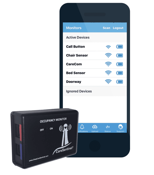 CareSentinel Device and iOS App