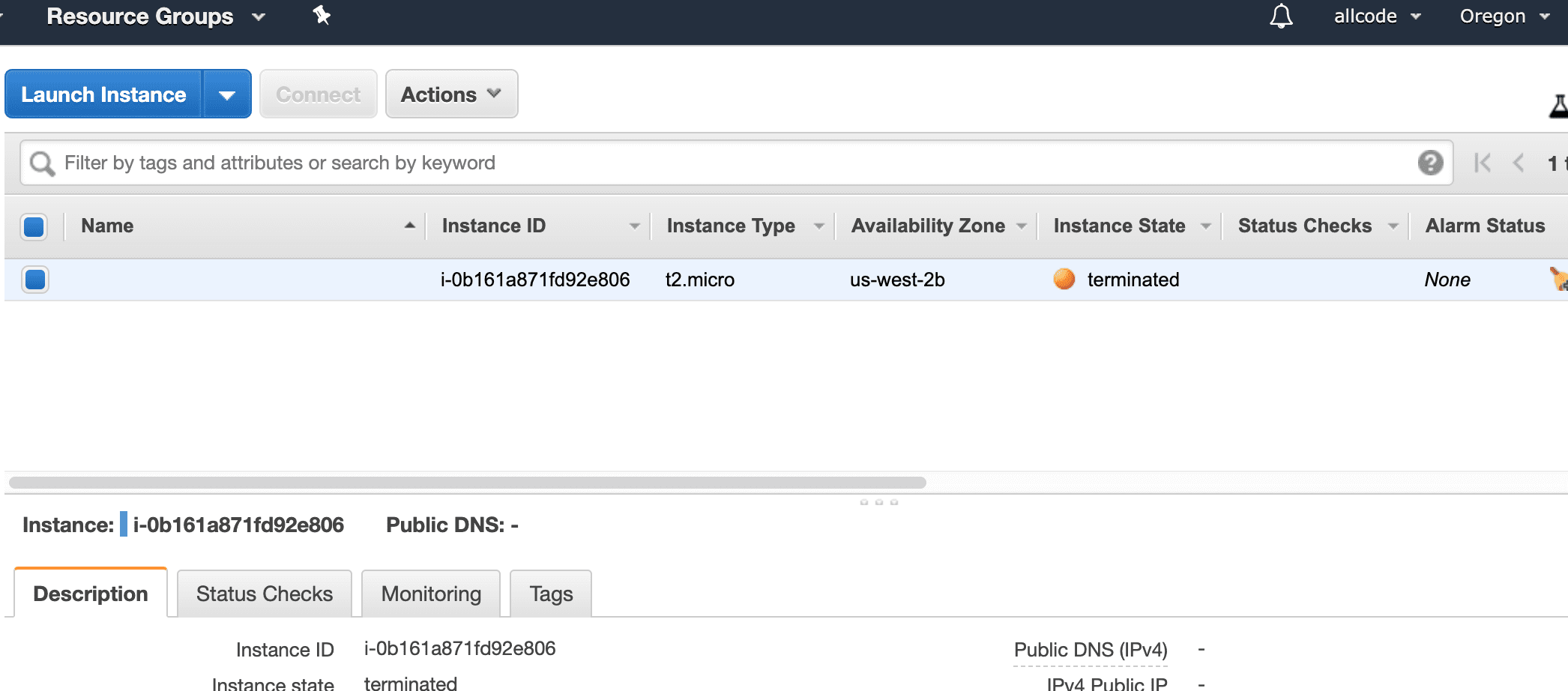 AWS EC2 Instance Terminated Reduce AWS Bill