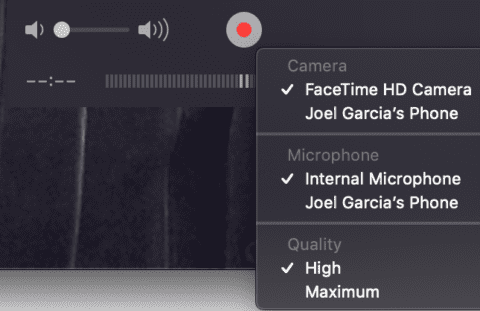 how to record zoom with quicktime