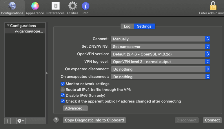 tunnelblick vpn configuration