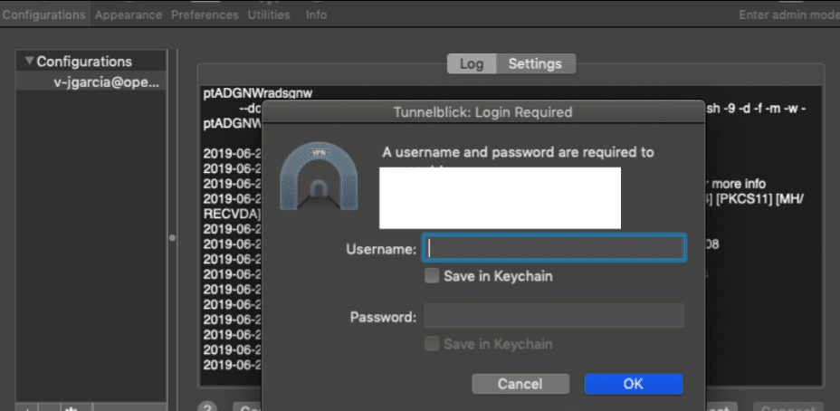 openvpn connect for mac os x