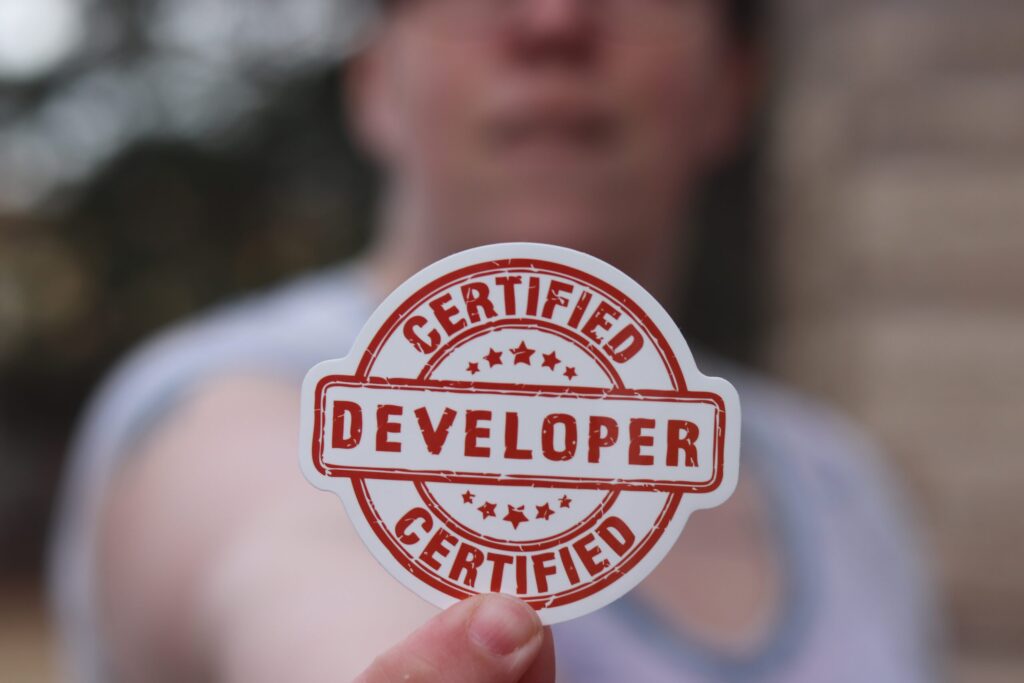 certified developer