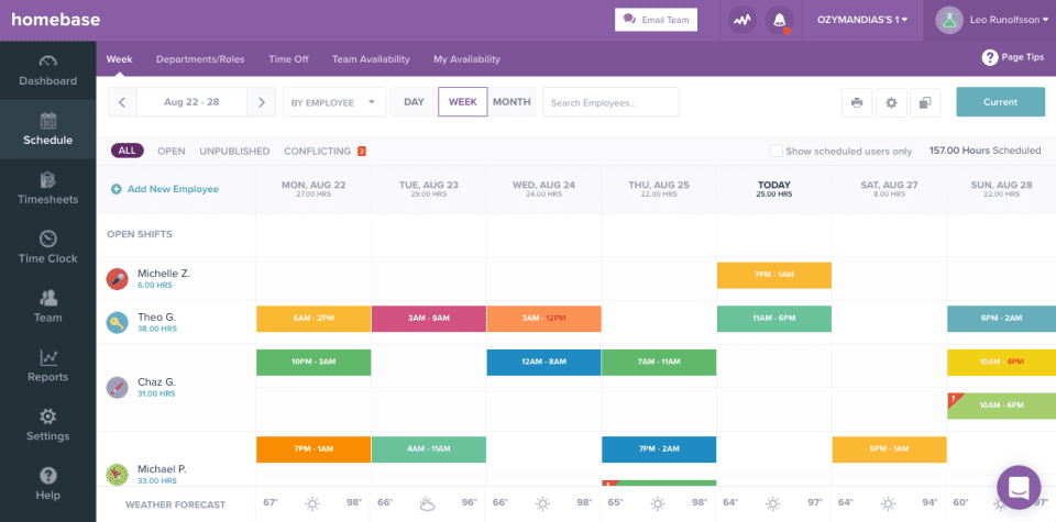 Homebase Application Development