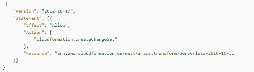 AWS CloudFormation Allowed Tag