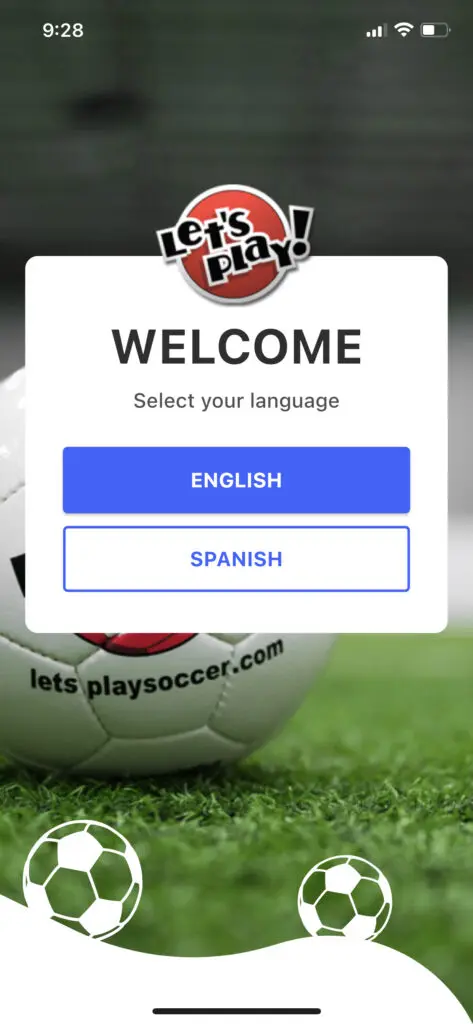 Let’s Play Soccer’s Mobile App Language Management